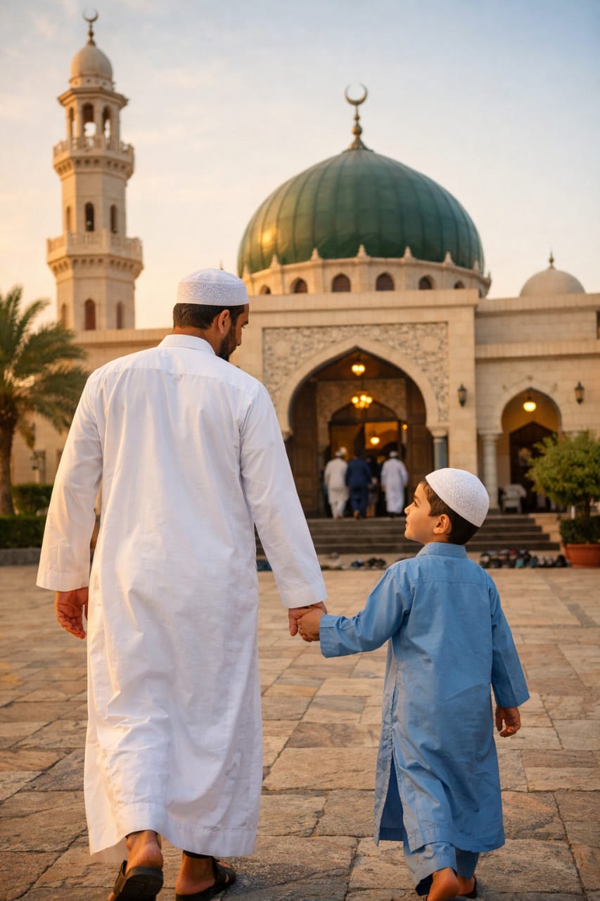 تحبيب الابناء إلى الصلاة
