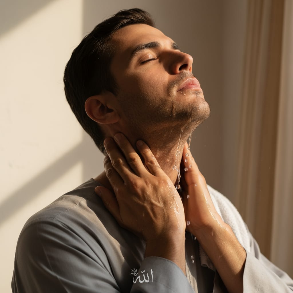 الأخطاء في الوضوء